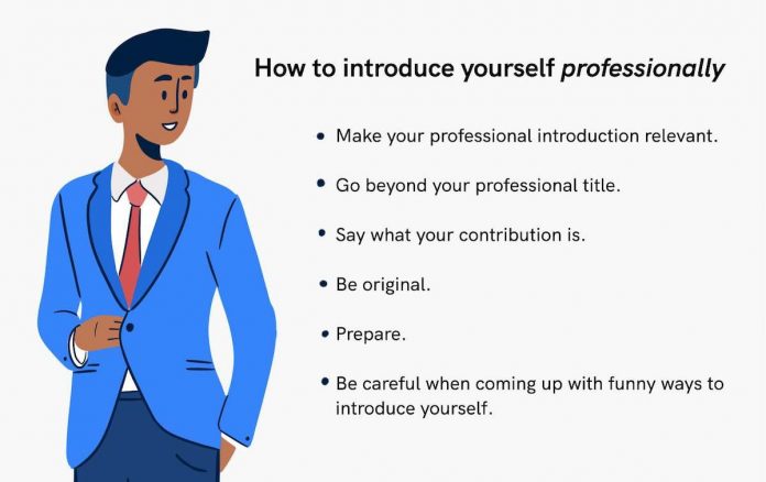 How to introduce myself?